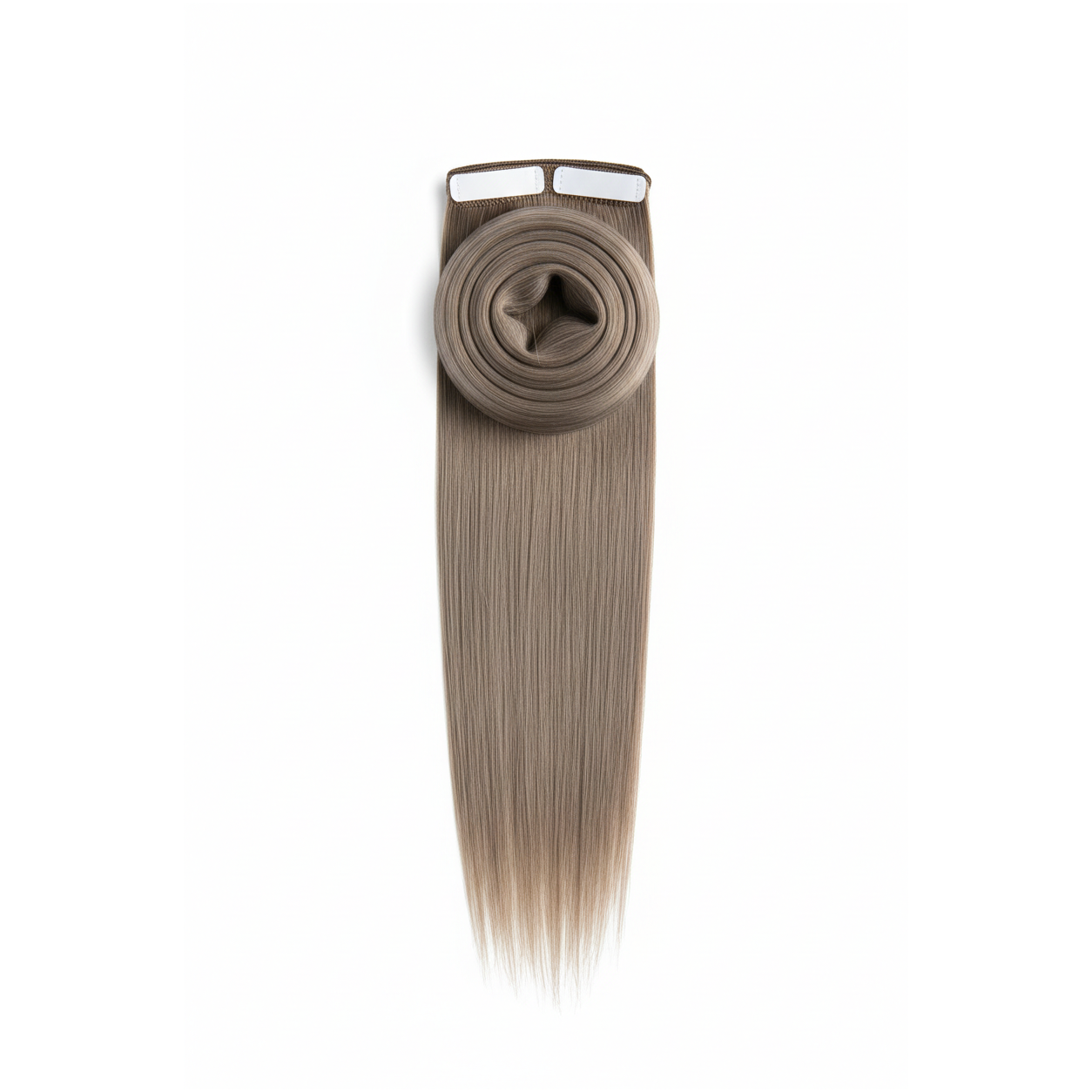 Sandy Bella #4 Light Ash Brown tape-in hair extensions bundle, 24 inch, 70 grams, 20 pieces