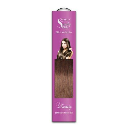 #4 Light Ash Brown 24" Clip-in (200 Grams) | Sandy Bella