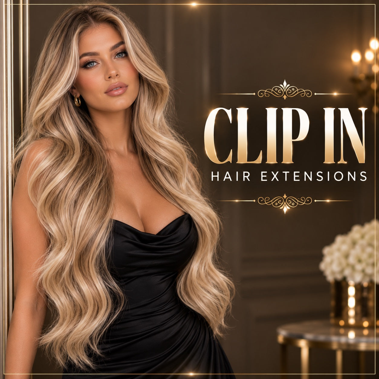 Clip-In Hair Extensions